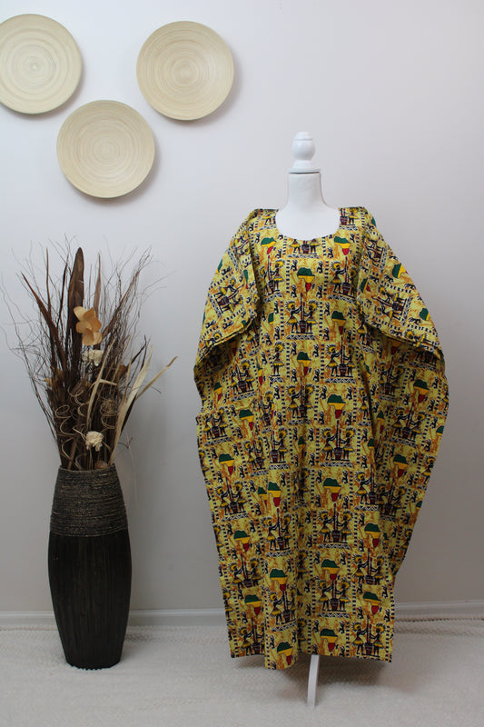 African Cotton print Gown