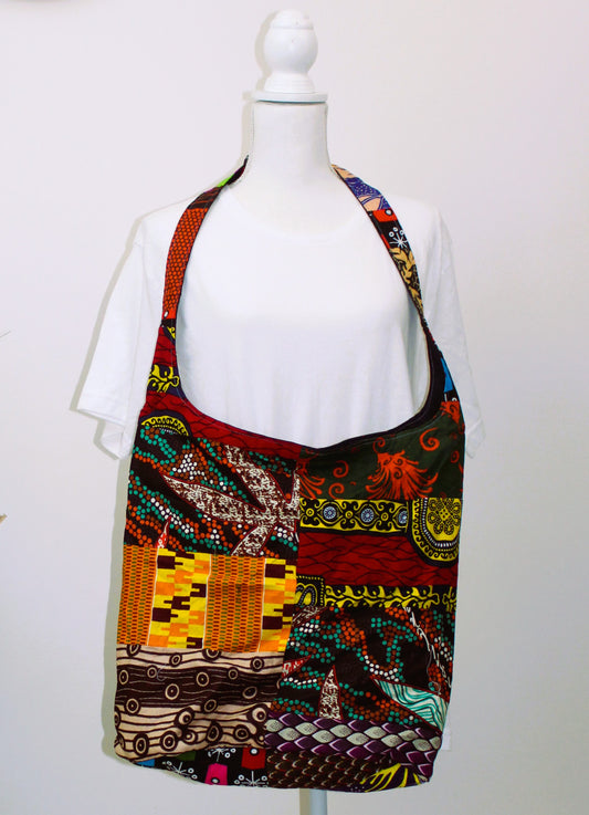 African cottonprint bag