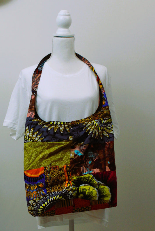 African cottonprint bag